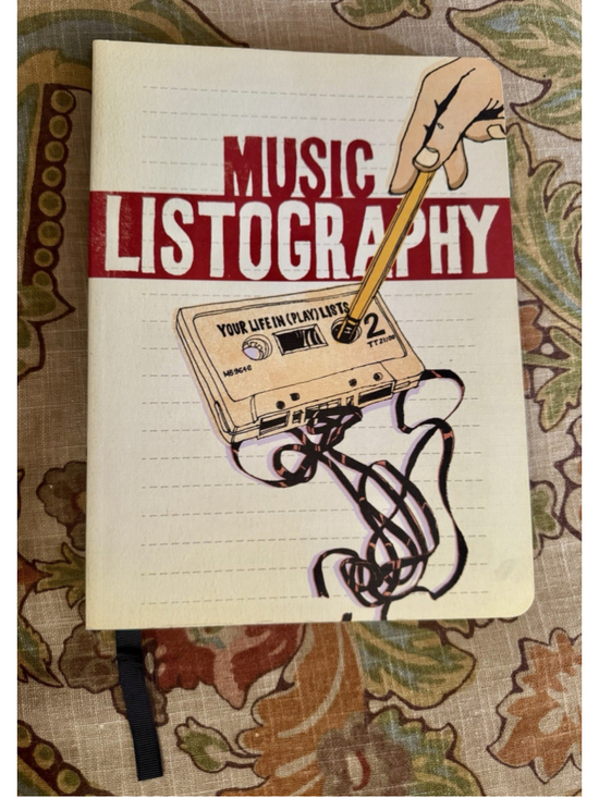 Chronicle Books Other - Music Listography Journal Your Life In Playlists Lisa Nola Chronicle Books NEW